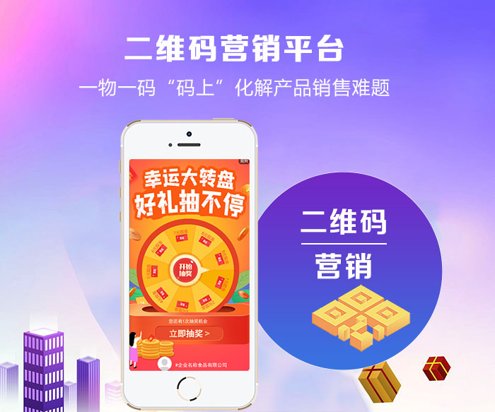 二維碼營銷平臺場景概念圖,愛碼物聯